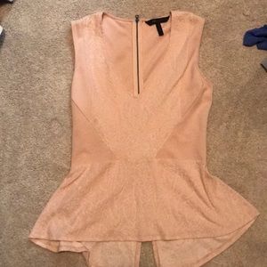 BCBG Maxazria peplum top